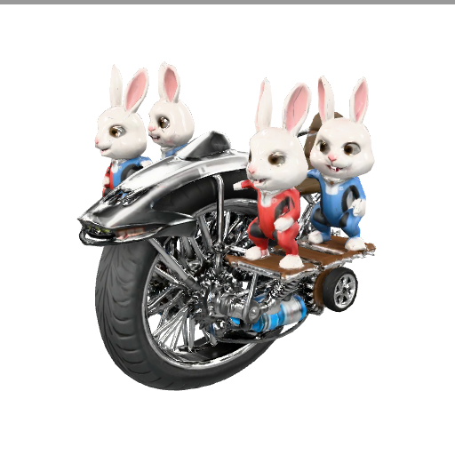 ウサギのりカー